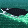Лодка на солнечной батарее 