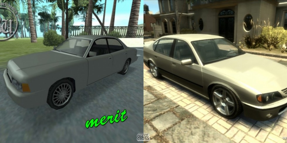 Автомобили в GTA:Merit