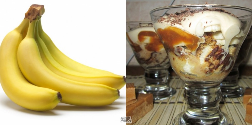 Десерт банановый