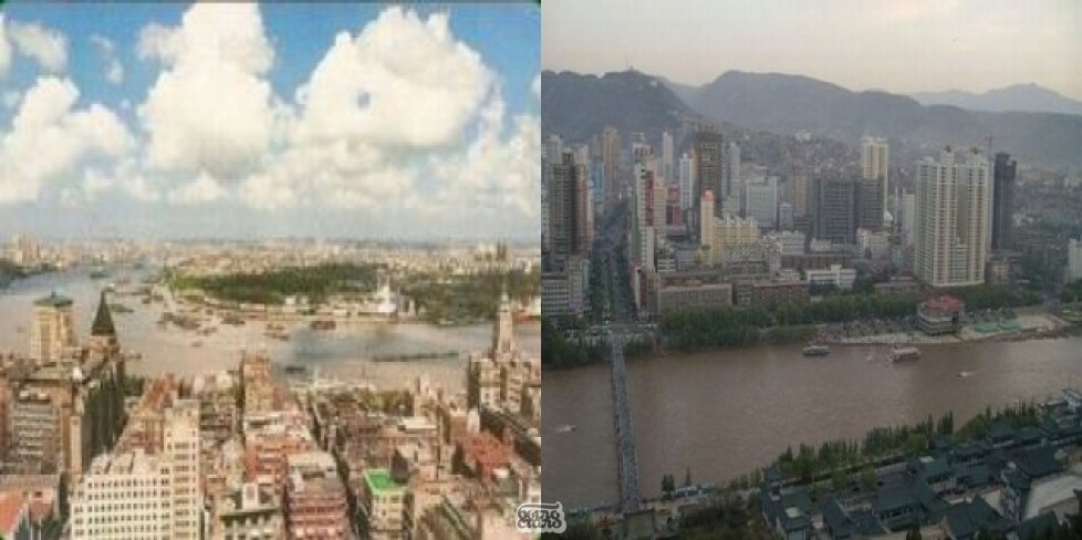 Ланьчжоу 1980 и 2008