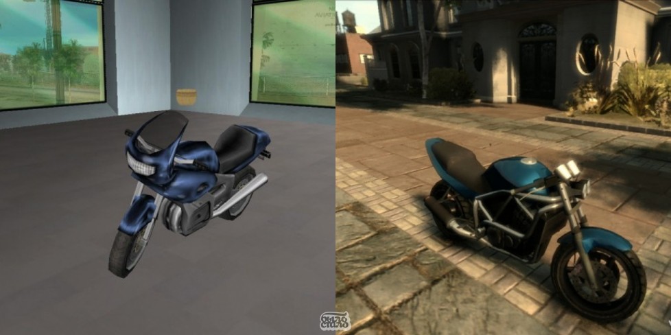 Мотоциклы в GTA:PCJ 600
