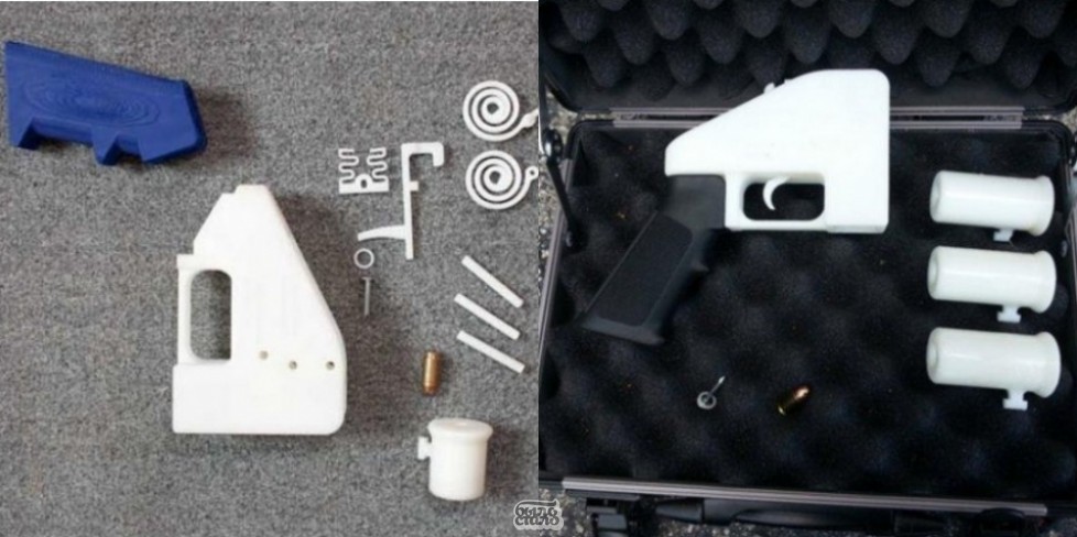 Пистолет, напечатанный на 3D-принтере
