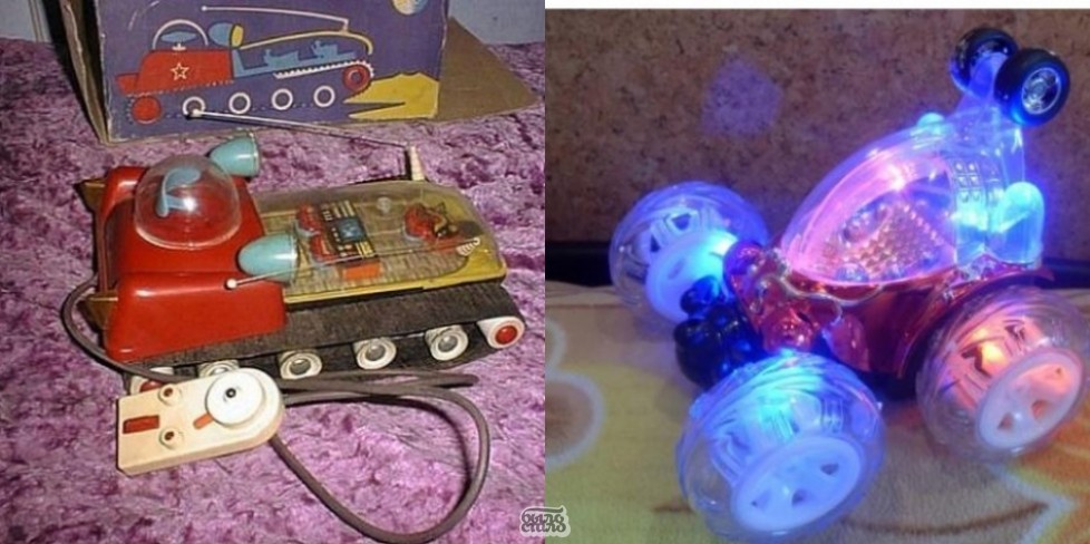 Радиоуправляемая игрушка - луноход 
