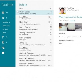 Новый дизайн почты в Windows 10