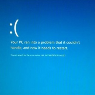 Синий экран смерти Windows 8