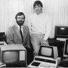Билл Гейтс и Пол Аллен в 1981 году и сегодня