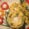 Праздничный салат 8 марта