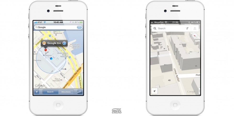 Google Maps возвращаются на iPhone