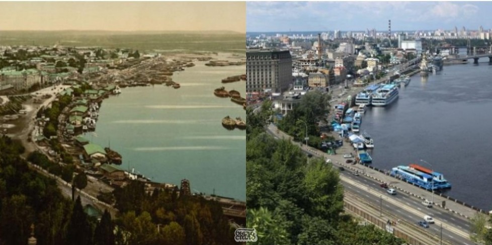 Киев, вид на Подол