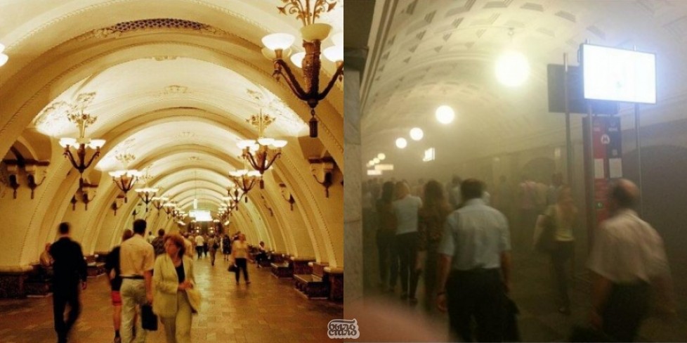Задымление в московском метро