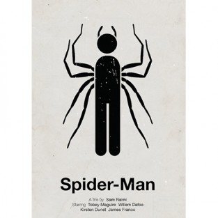 Креативный постер &quot;Человек-паук&quot;
